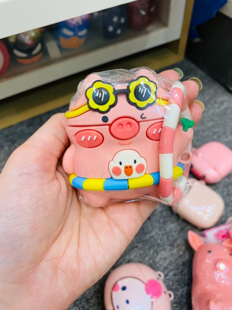 COVER AIRPOD SU DẺO MẪU HEO KUTE CÁC LOẠI