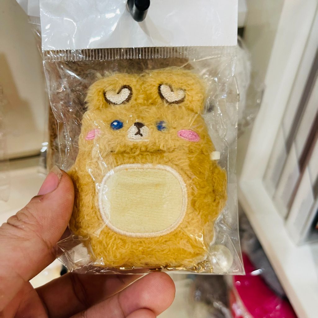 COVER AIRPOD SU DẺO GẤU BÔNG - LÔNG