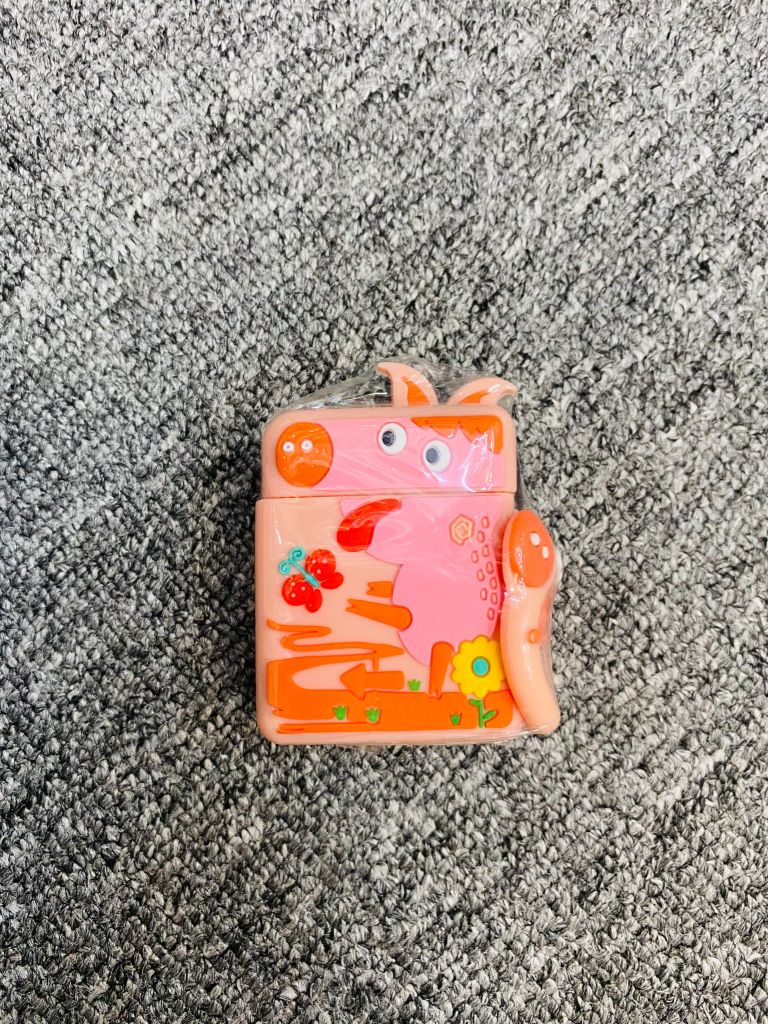 COVER AIRPOD SU DẺO MẪU GỌN KUTE ( 4 MÀU)