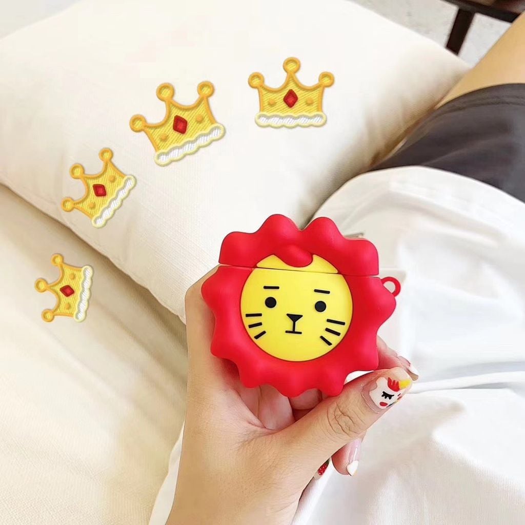 COVER AIRPOD SƯ TỬ KUTE CÁC LOẠI