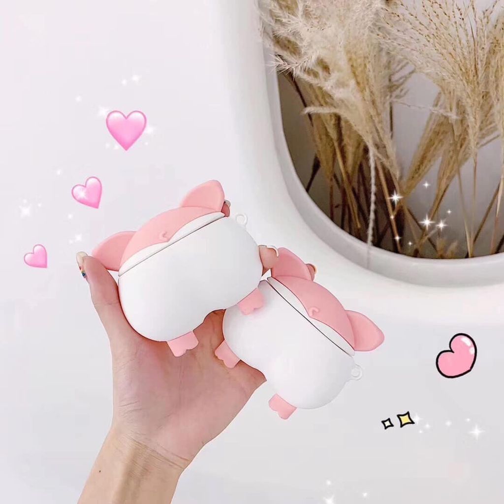 COVER AIRPOD SU DẺO MẪU HEO KUTE CÁC LOẠI