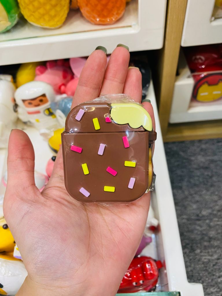 COVER AIRPOD SU DẺO ICE CREAM KUTE