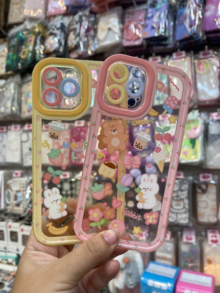 CASE iPhone TRONG SUỐT DẺO HÌNH KUTE
