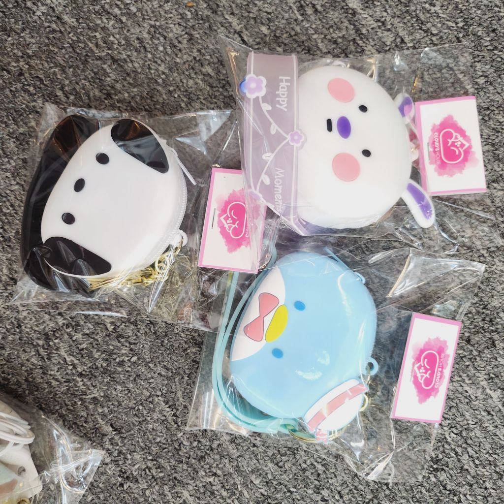 Bóp móc khóa Silicone