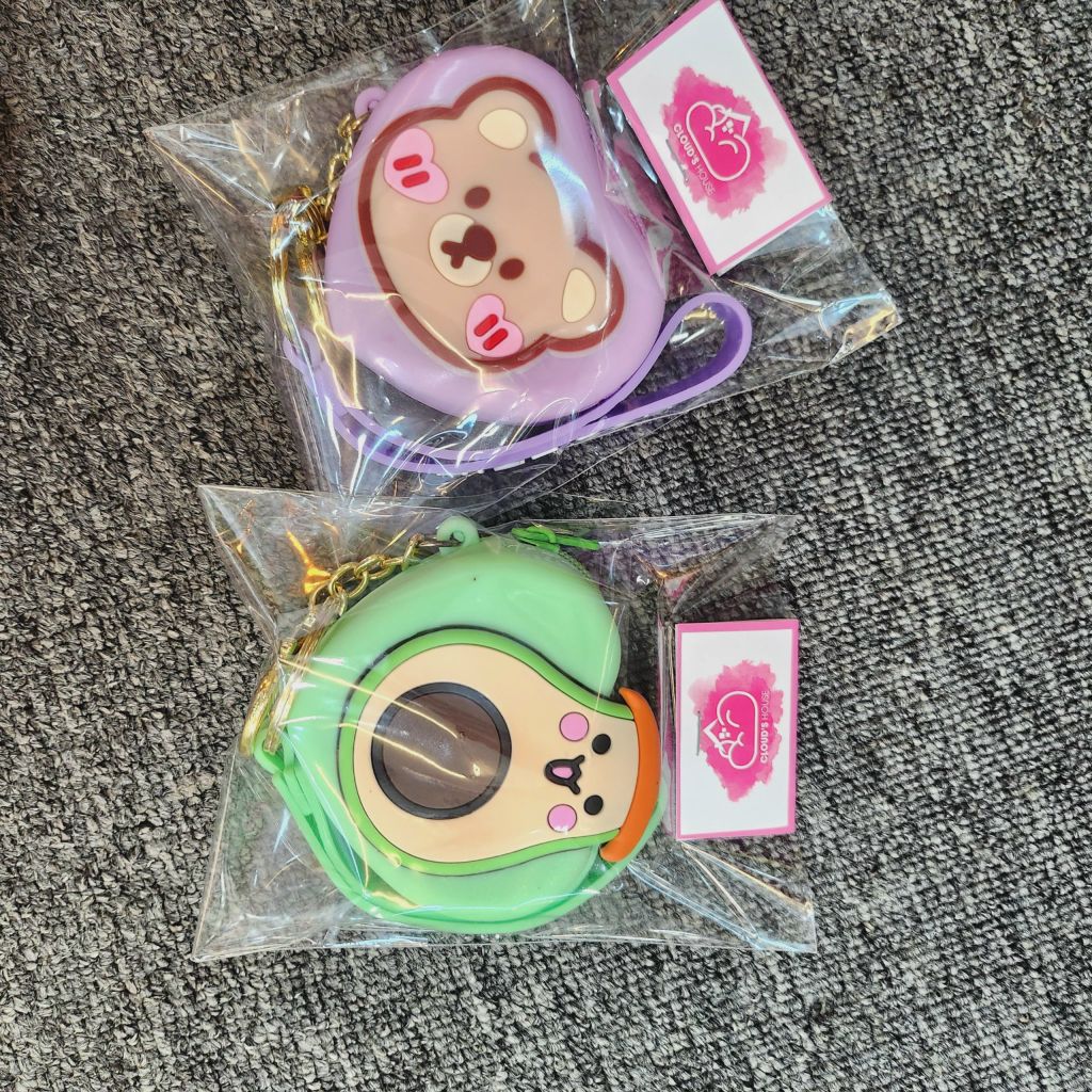 Bóp móc khóa Silicone