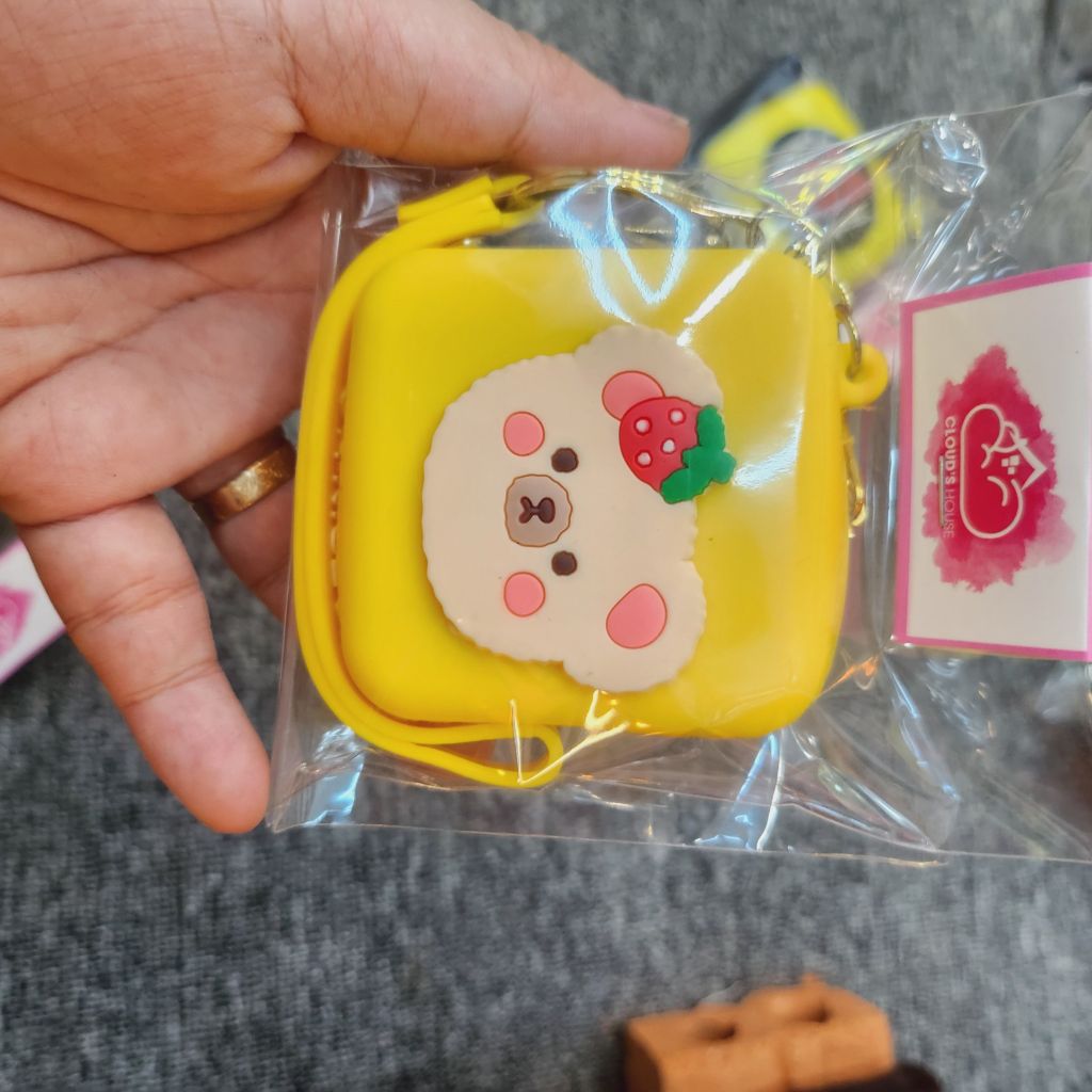 Bóp móc khóa Silicone