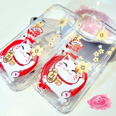 Case Ốp điện thoại iPhone Phao trong Mèo may mắn Chống Shock iPhone 11/12/13/14/Plus/Pro/Promax - TẾT