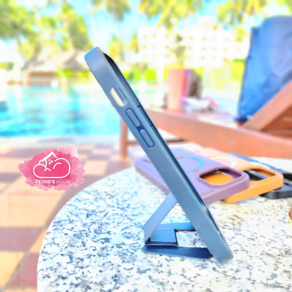 CASE IPHONE DA J-CASE Chính Hãng Magsafe Chống Dựng (4 màu)