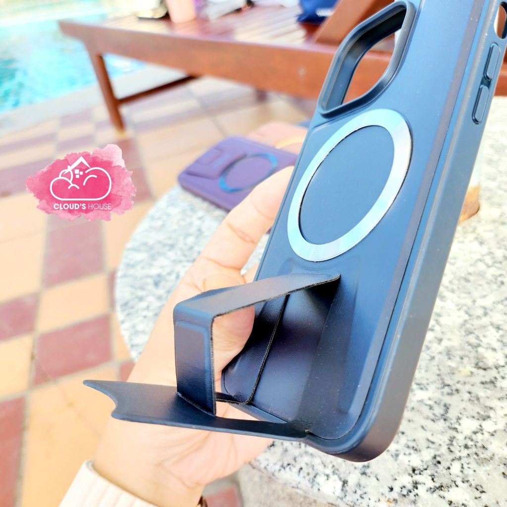 CASE IPHONE DA J-CASE Chính Hãng Magsafe Chống Dựng (4 màu)