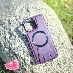 CASE IPHONE DA J-CASE Chính Hãng Magsafe Chống Dựng (4 màu)