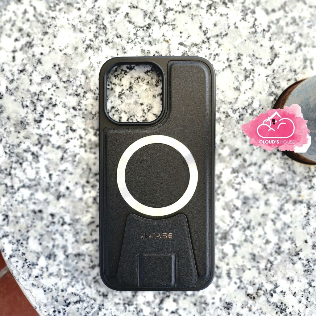 CASE IPHONE DA J-CASE Chính Hãng Magsafe Chống Dựng (4 màu)