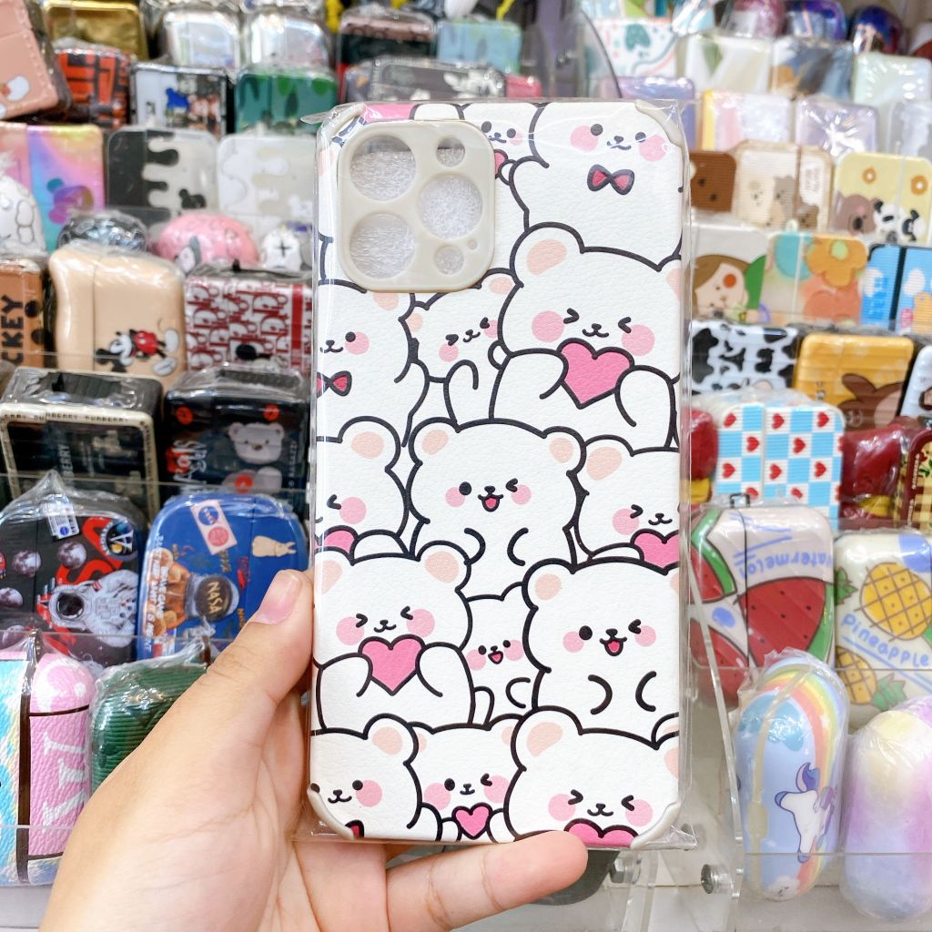 CASE IPHONE NHÁM DA FORM VUÔNG ANIMAL KUTE (3 MẪU)