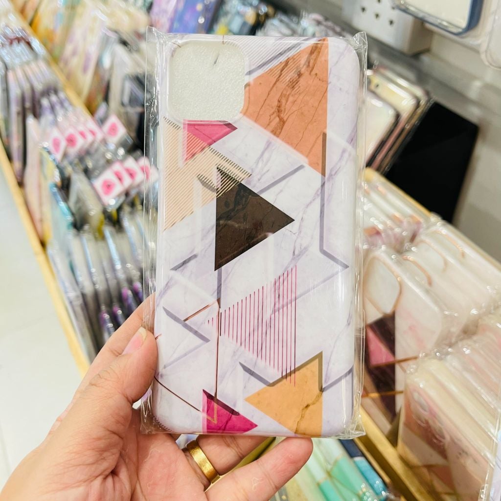 CASE IPHONE NHÁM BÓNG HOẠ TIẾT VÂN ĐÁ MABLE LẬP THỂ