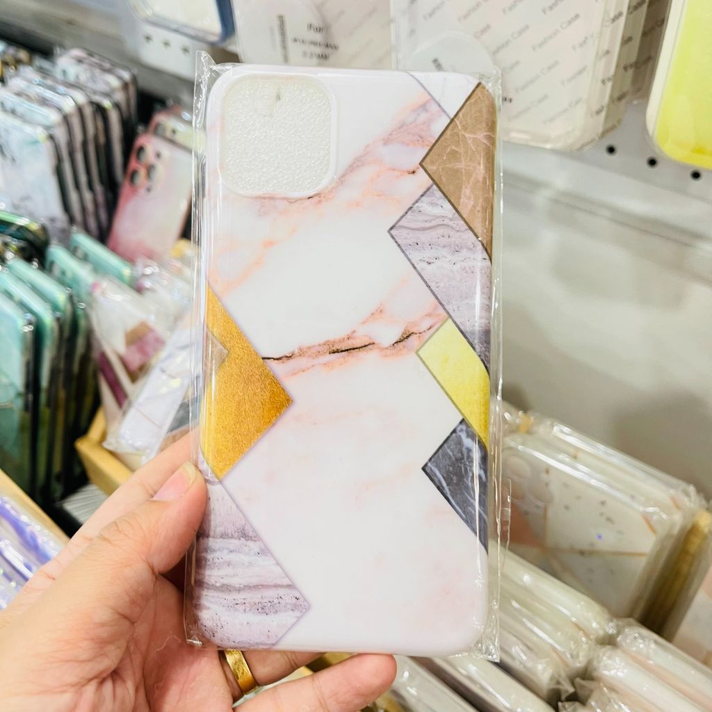 CASE IPHONE NHÁM BÓNG HOẠ TIẾT VÂN ĐÁ MABLE LẬP THỂ