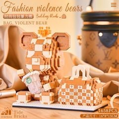 BỘ ĐỒ CHƠI LẮP RÁP LEGO Gấu LV