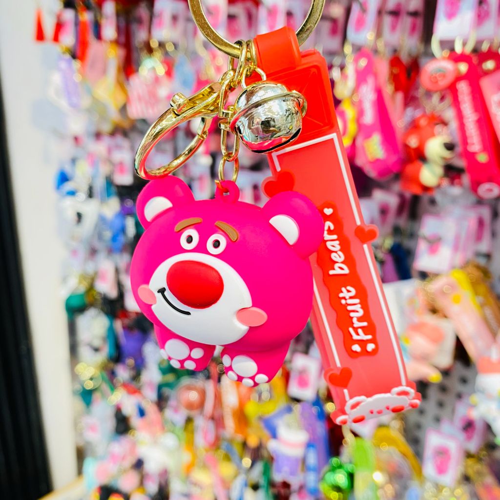 MÓC KHÓA GẤU DÂU LOTSO - CÁI MÔNG