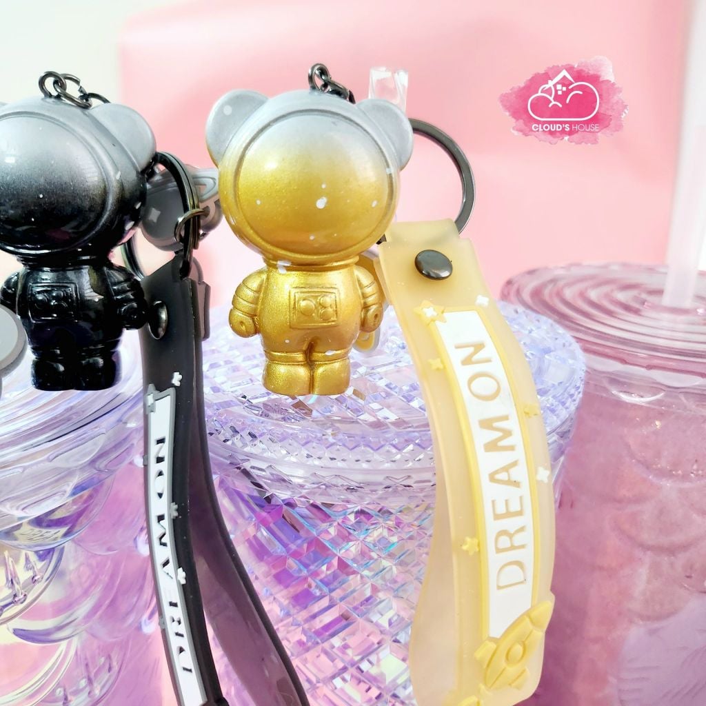 MÓC KHÓA Phi Hành Gia Trơn Ngầu