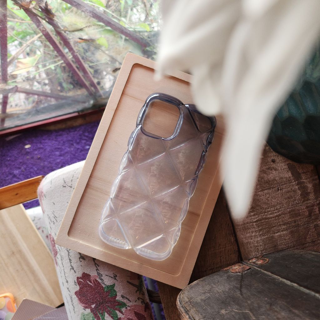Case Ốp điện thoại iPhone Màu Ombre Trong Suốt Chất dẻo phao iPhone 11/12/13/14/Pro/Promax