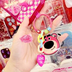 Móc khóa Gấu dâu Lotso Love ya Forever