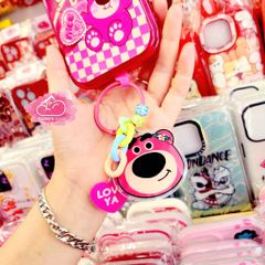 Móc khóa Gấu dâu Lotso Love ya Forever