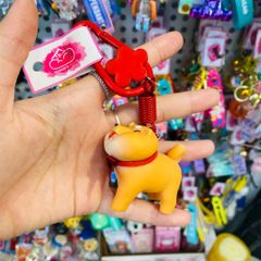 Móc khoá Chó Shiba Mặt ngáo