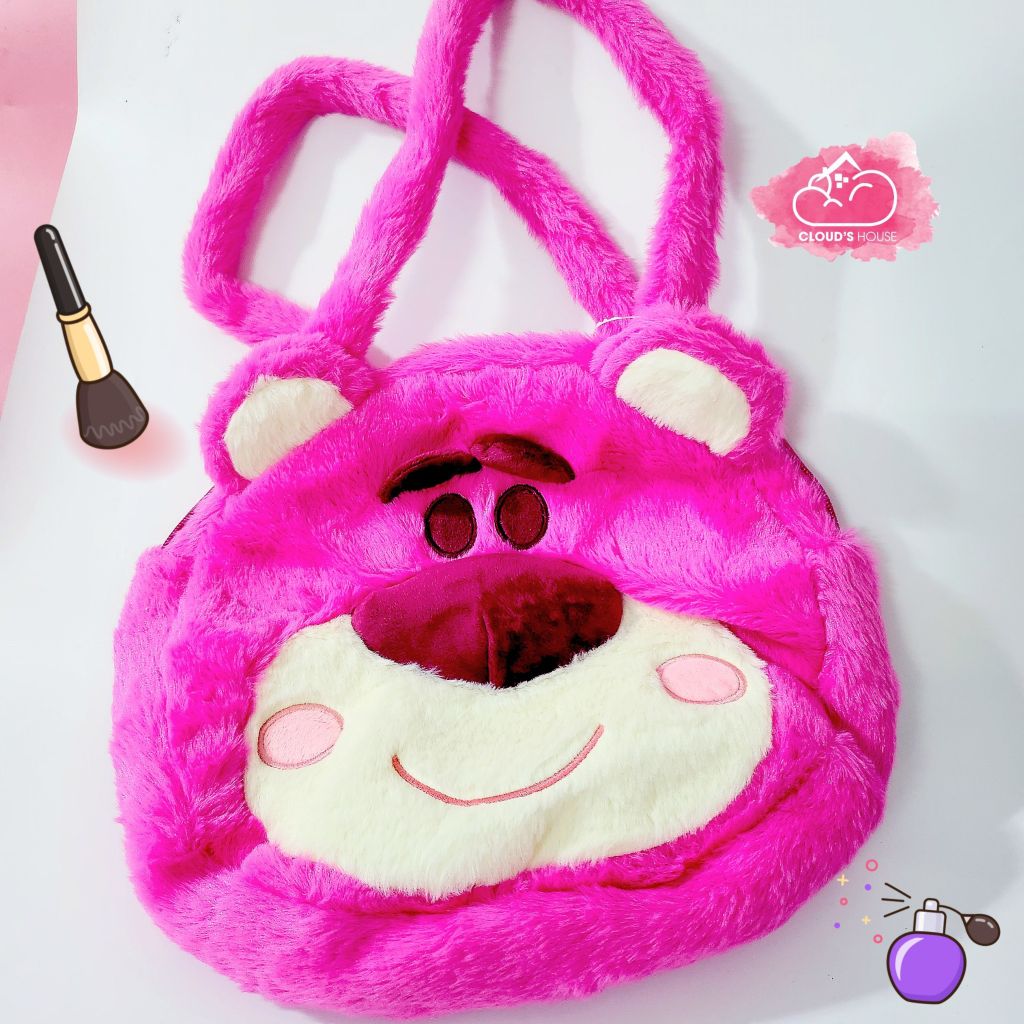 TÚI XÁCH ĐEO VAI GẤU DÂU LOTSO size To