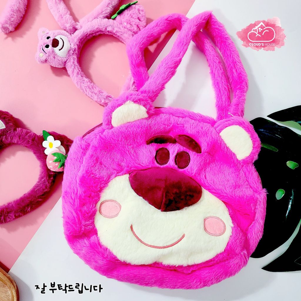 TÚI XÁCH ĐEO VAI GẤU DÂU LOTSO size To