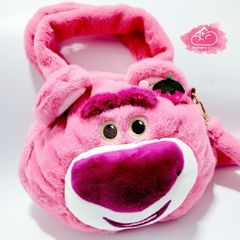 Túi đeo chéo Gấu dâu Lotso