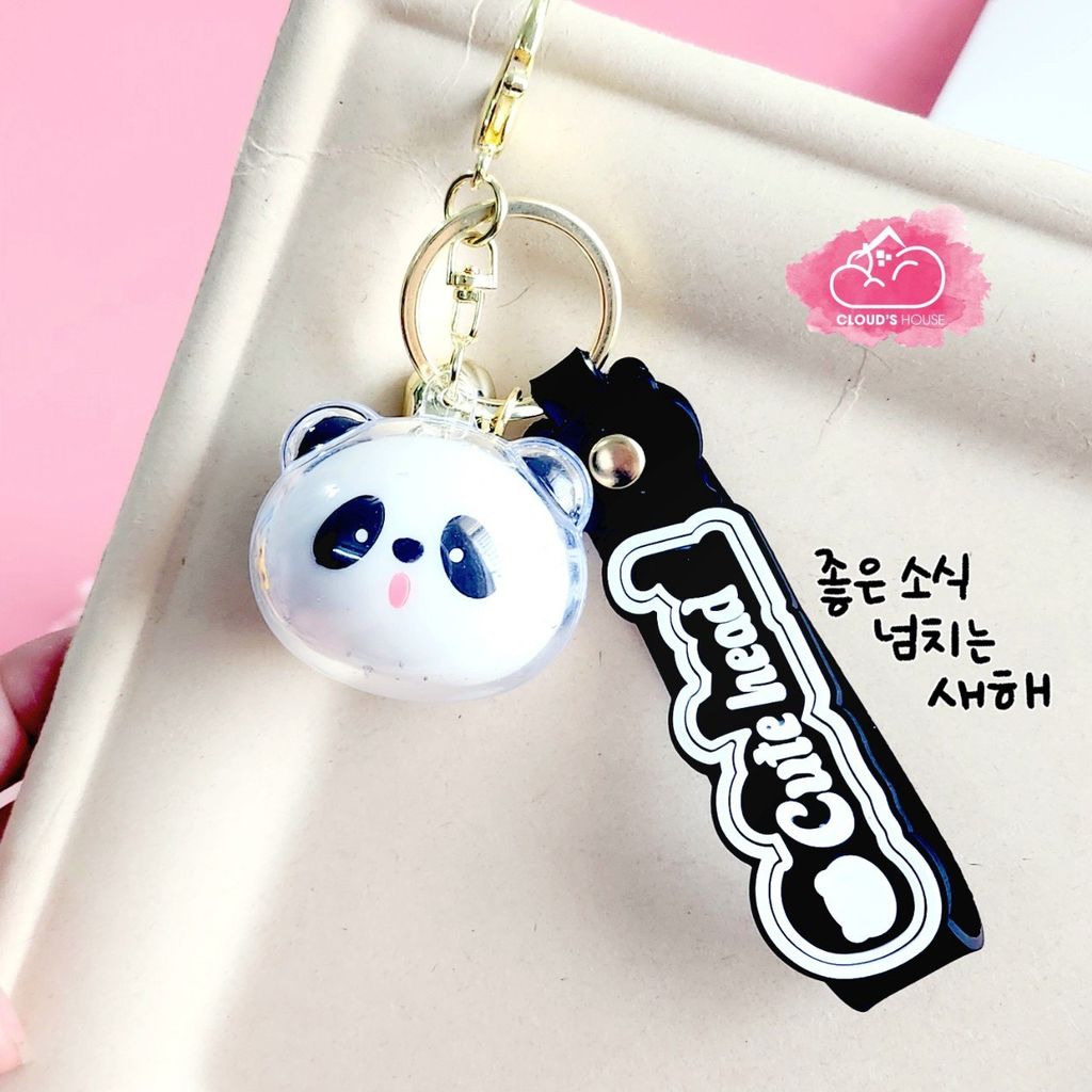 Móc khoá CUTE HEAD Động vật Bóng