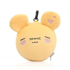 Gối Ngủ Du Lịch Kèm Bịt Mắt Gấu Bông Môi Dày/Môi Tều 3 Trong 1