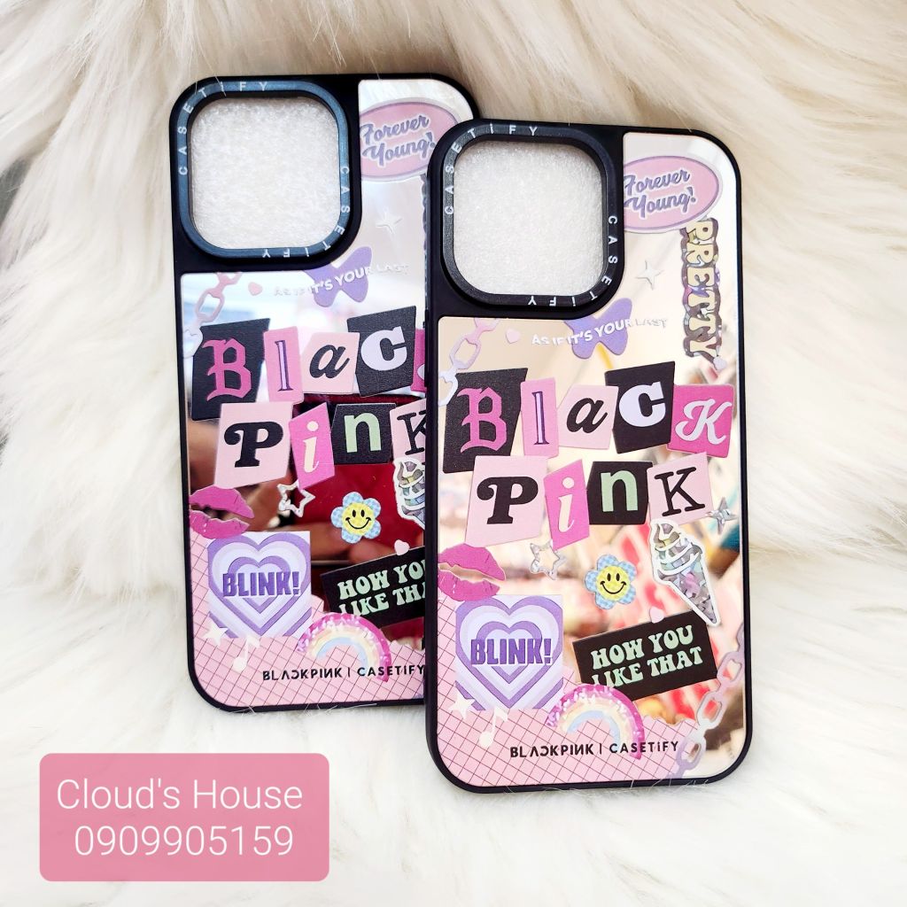 Case Ốp điện thoại iPhone Gương Blackpink Casetify iPhone 11/12/13/14/Plus/Pro/Promax