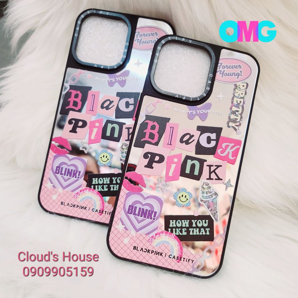 Case Ốp điện thoại iPhone Gương Blackpink Casetify iPhone 11/12/13/14/Plus/Pro/Promax