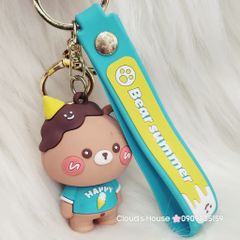 MÓC KHÓA Gấu Kem Bear Summer