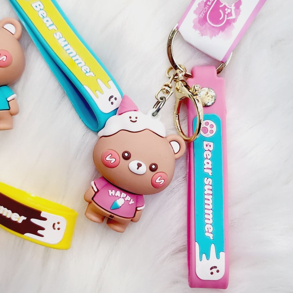 MÓC KHÓA Gấu Kem Bear Summer