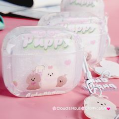 Cover Case Vỏ bảo vệ Airpod Chó Puppy Phao trong Airpod 1/2/3/Pro/Pro2