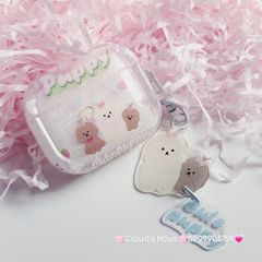 Cover Case Vỏ bảo vệ Airpod Chó Puppy Phao trong Airpod 1/2/3/Pro/Pro2