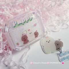 Cover Case Vỏ bảo vệ Airpod Chó Puppy Phao trong Airpod 1/2/3/Pro/Pro2