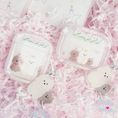 Cover Case Vỏ bảo vệ Airpod Chó Puppy Phao trong Airpod 1/2/3/Pro/Pro2
