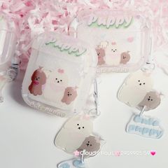 Cover Case Vỏ bảo vệ Airpod Chó Puppy Phao trong Airpod 1/2/3/Pro/Pro2
