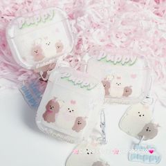 Cover Case Vỏ bảo vệ Airpod Chó Puppy Phao trong Airpod 1/2/3/Pro/Pro2