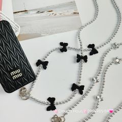 Dây đeo điện thoại nơ (2 màu)