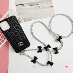 Dây đeo điện thoại nơ (2 màu)