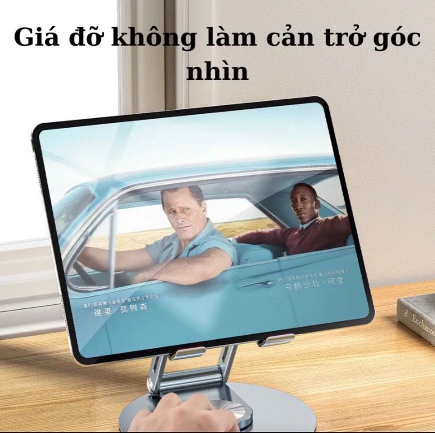 Giá đỡ điện thoại máy tính bảng,đế để bàn xoay 360 độ được làm từ hợp kim nhôm chắc chắn,thiết kế gập gọn Wekome WA-S101