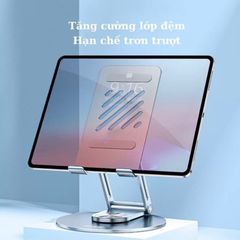 Giá đỡ điện thoại máy tính bảng,đế để bàn xoay 360 độ được làm từ hợp kim nhôm chắc chắn,thiết kế gập gọn Wekome WA-S101