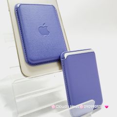 Leather Wallet Magsafe - PURPLE