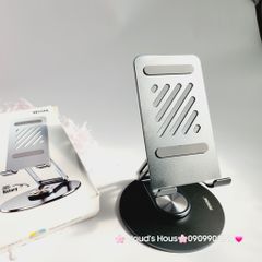 Giá đỡ điện thoại máy tính bảng,đế để bàn xoay 360 độ được làm từ hợp kim nhôm chắc chắn,thiết kế gập gọn Wekome WA-S101