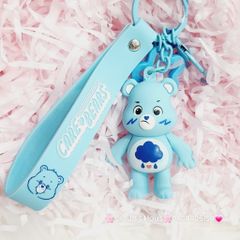 Móc Khóa Gấu Biểu Cảm Cầu Vồng Care Bear