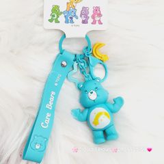 Móc Khóa Gấu Biểu Cảm Cầu Vồng Care Bear