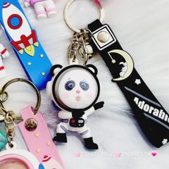 MÓC KHÓA Phi Hành Gia Hoạt Hình Con Thú Space Baby