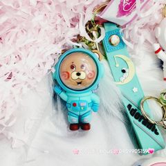 MÓC KHÓA Phi Hành Gia Hoạt Hình Con Thú Space Baby